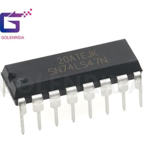 10PCS SN74LS47N DIP16 SN74LS47 DIP 74LS47N 74LS47 HD74LS47P DIP-16