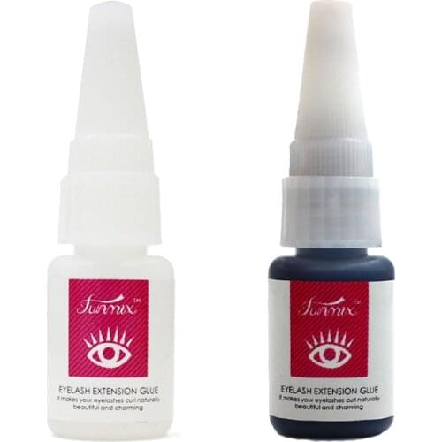 15ml Eyelash Glue Clear Black Fast Drying False Eyelash Grafting Glue Long Lasting False Eyelash Extension Grafting Glue