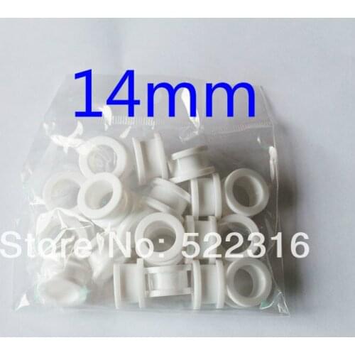 Free shipping body piercing jewelry white acrylic screw on ear plug and tunnel different size for choice