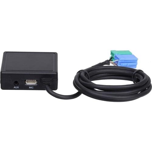 Bluetooth Aux Receiver Cable For Porsche Becker Mexico Traffic Pro DTM with USB,microphone Hands-free Aux Adapter