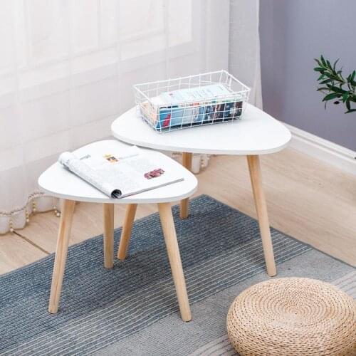 Smallround Side Roman Nesting Table Coffee Table Nordic Simple Wood Tea Table Sofa Side Table Living Room Furniture HWC