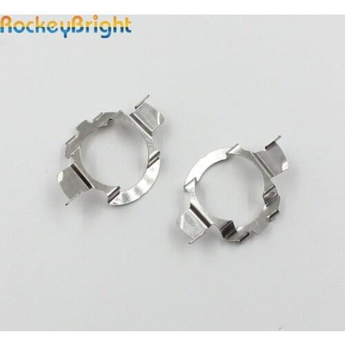 Rockeybright h7 led bulb headlight holder for BMW for Audi A3 A4L A6L car headlight h7 socket for h7 led headlight clip adapter