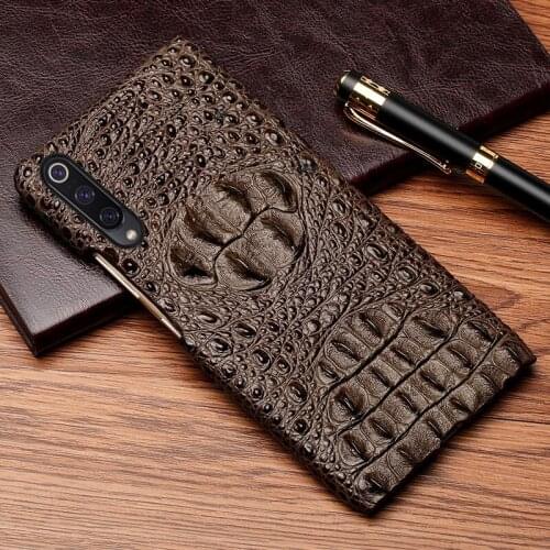 Flip Phone Case For Xiaomi Redmi Note 7 8 4 4X 5 6 Pro For Mi 8 9 lite se 9T A1 A2 A3 lite Max 2 3 Y3 Poco F1 Crocodile Head