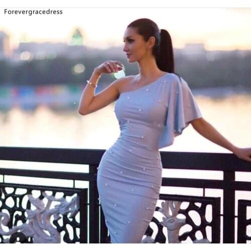 Женские коктейльные платья на одно плечо Forevergracedress China At AliExpress