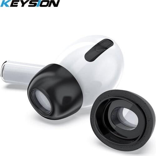 KEYSION Memory sponge earplugs Case for AirPods Pro Efficient noise reduction and sound insulation foam earbuds for AirPods Pro