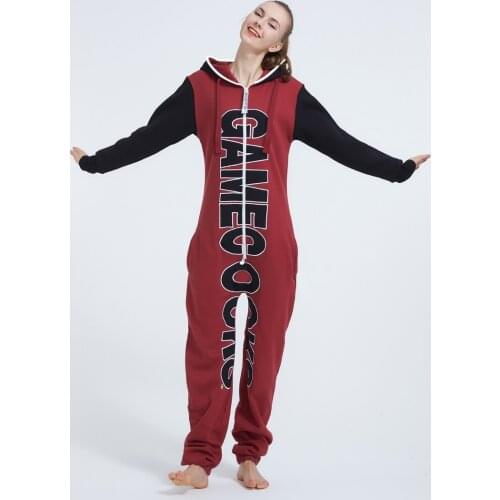 Nordic Way Onesies ZOOP IP UP One Piece Jumpsuit Hoodie Fleece Romper Adult Playsuit
