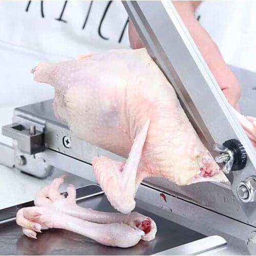 Meat Slicer Frozen Meat Slicer Commercial Household Small Desktop Deboning Machine Chicken/Duck/Fish/Pork Knuckle/Spare Ribs/Cut