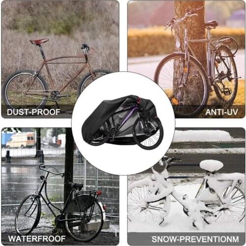 RXBC Durable Bike Cover for 2 Bikes 210D Oxford Waterproof Anti Dust UV Protection