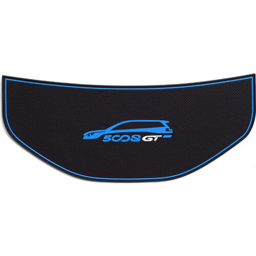 For Peugeot 5008 MK2 2017 2018 2019 Anti-Slip Rubber Mat Dashboard Mats Protection Accessories 5008 II 2 SUV 2nd Gen Stickers