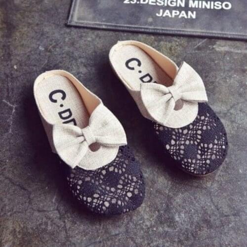 LLUUMIU flat shoes women 2021 fashion Cotton linen breathable bow tie flat shoes lady casual street shoes Sweet shoes cute shoes