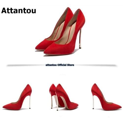 Red Patent Leather 10cm Blade Heeled Pumps Shoes Women Pointed Toe Slip-on Bride Party Dress Shoes Size 33-43