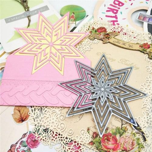 Octagonal Magic Star Dies Scrapbooking Metal Cutting Dies Embossing Craft New Die Cut DIY Metal Handicrafts Cutting Die