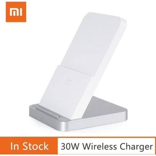 Xiaomi 20W Max Vertical Wireless Charger Flash Charging Qi Compatible Stand Holder Horizontal for Xiaomi Mi 9 MIX 2S Smartphone