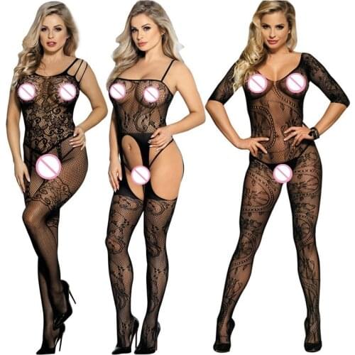 Women Sexy Lingerie Plus Size Hot Erotic Underwear Babydoll Fishnet Sleepwear Sex Costumes Lenceria Erotica Mujer Sexi