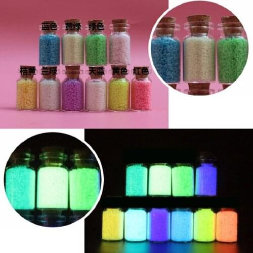 1kg Bright luminous sand fluorescent sand luminous particle luminous sand for DIY star bottle