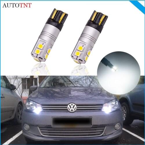 2pcs T10 w5w LED bulb light lamp canbus no error for Volkswagen vw Passat B1 B2 B3 B4 B5 B6 B7 B8 CC US W8 Alltrack Tiguan Vento