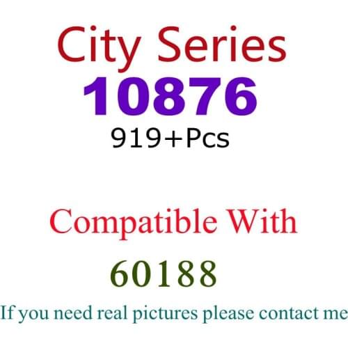 919Pcs 10876 Building Block Toy City Series 60188 Assembled Building Block Childrens Toy Gifts