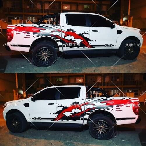 Car Sticker FOR Isuzu D-MAX Body Exterior Decorative Decal Hilux Raptor Pickup Truck Sticker