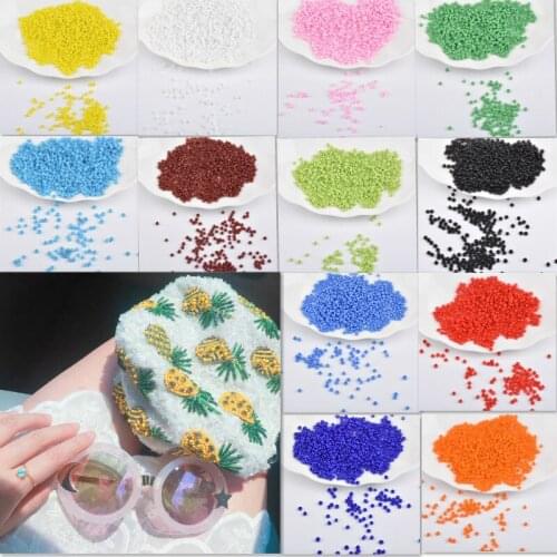 2MM No Fade Czech Glass Seed Beads 1000pcs/lot Austria Crystal Beads For Jewelry Making Kids DIY