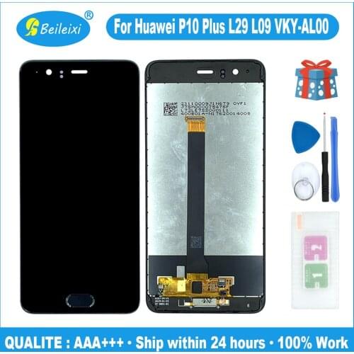 For Huawei P10 Plus L29 L09 VKY-AL00 LCD Display Touch Screen Digitizer Assembly Replacement For Huawei P10 L09 L29 VTR-AL00 LCD