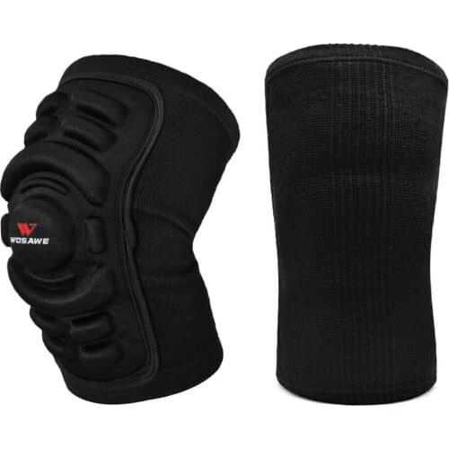 Mountain Bike Cycling Racing Skateboard Football Knee Elbow Pads Sports Brace Protector Support EVA Padded