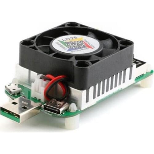 LD25 USB Smart Electronic Load Discharge Battery Capacity Resistor Tester 4A 25W Red Digital Ammeter Voltmeter