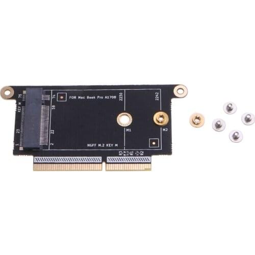 New A1708 SSD Adapter NVMe PCI Express PCIE to M2 SSD Adapter Card M.2 SSD for MBook 13" A1708 Y2016 2017