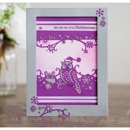 Panalisacraft Christmas Owl Metal Cutting Dies Stencils for DIY Scrapbooking/album Decorative Embossing DIY Paper Cards