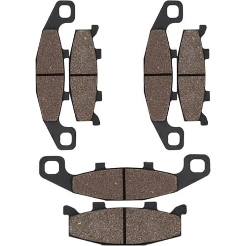 Cyleto Motorcycle Front and Rear Brake Pads for KAWASAKI ZX 600 ZX600 Ninja 600 88-96 ZX 1000 ZX1000 ZX10 ZX 10 1988 1989 1990