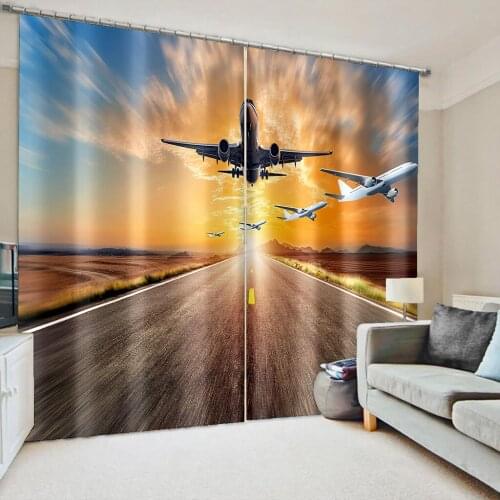Custom fly curtains 3D Window Curtains For Living Room Bedroom personality curtains