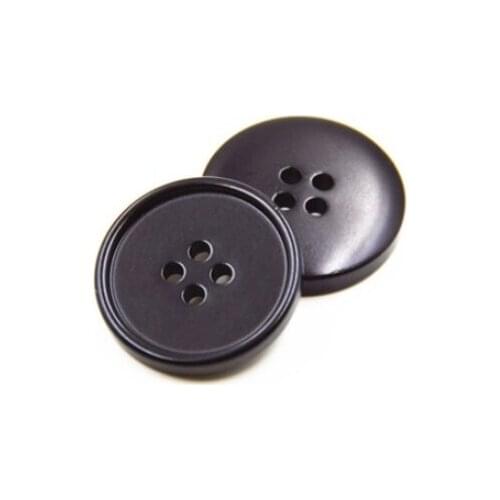 Sewing Resin matte round 20mm buttons for men suit trousers black buttons for women woolen coat buttons