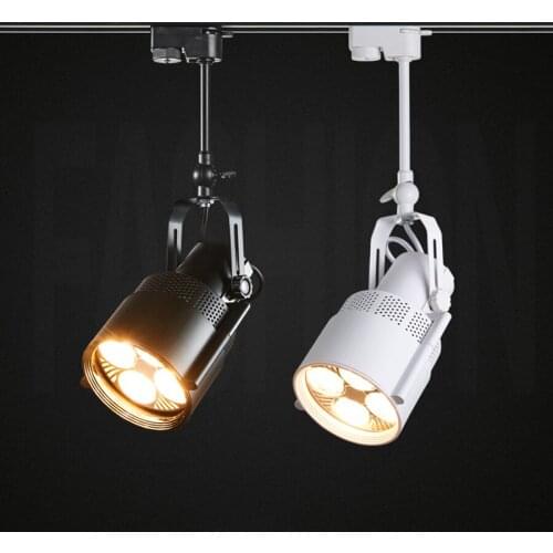 Retro E27 LED Track Light Wall or Ceiling Mount Industrial Spotlight Rail Lamp For Bar Gallery Clothes Shop Store Decor Lights