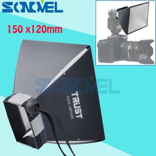 Universal Foldable Flash Diffuser Softbox for Nikon Canon Yongnuo Godox Sony Sigma Metz Vivitar Flash Speedlight