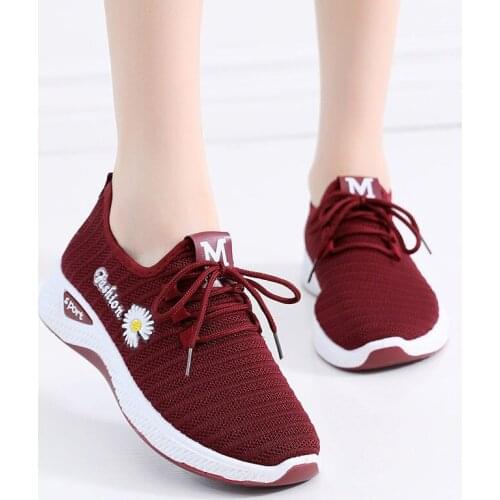 Women Vulcanized Shoes Casual Jogging Shoes Athletic Shoes Female Air Mesh Breathable Tenis Feminino Sneakers Walking Shoes