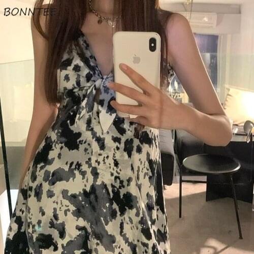 Dresses Women Vintage Sleeveless Casual Korea Style Summer High Street Mujer De Moda Ulzzang Female Hipster Fashion Vestidos Ins