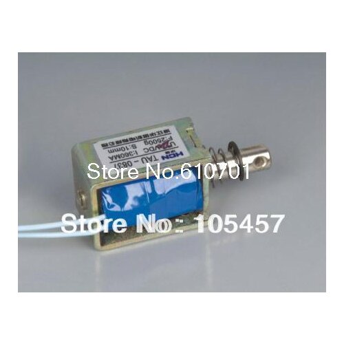 24V HCNE1-0837 Pull Hold/Release 10mm Stroke 1.9Kg Force Electromagnet Solenoid Actuator