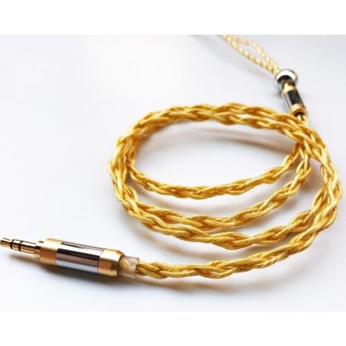 4 share oxygen-free copper-plated silver earphone upgrade line 0.78mm A2DC ie80 im04 mmcx wire