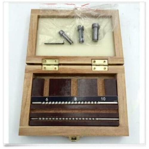 6pcs Keyway Broach Set Metric Size 2pcs Broaches 3pcs Bushings 1pc Shim