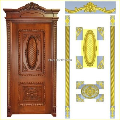 8pcs/lot Door_9 3D STL format furniture decoration 3D Model STL relief for cnc STL format Furniture