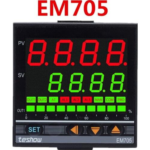 TESHOW Taiwan Song Digital Display Intelligent High Precision PID Temperature Controller Instrument EM105/405/705/905