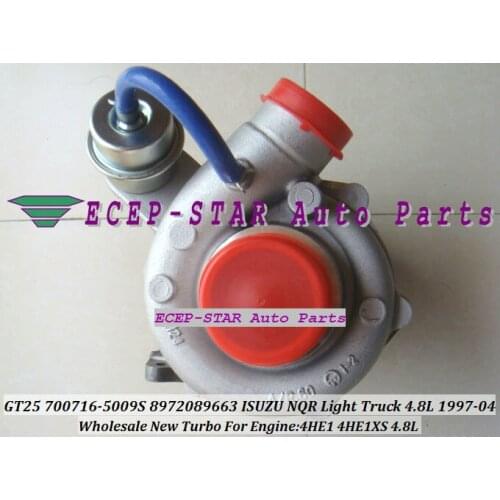 GT25 700716 700716-0001 700716-0004 700716-0005 8971894520 Turbo For ISUZU NPR NQR NKR light Truck 1997-04 4HE1 TC 4HE1XS 4.8L