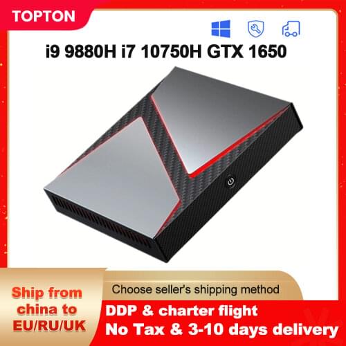 Mini PC i9 Gamer i7 Windows 10 Computer Minipc Gaming Desktop Intel i9 9980HK 9880H 8 Core NVIDIA GTX 1650 NVME SSD Dual DDR4