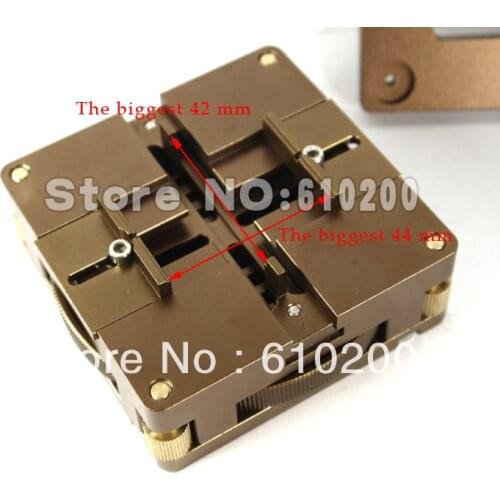 Multifunction New Brown High Quality Aluminum Alloy Material BGA Reballing Station Rotary Positioning For 90mm*90mm 80mm*80mm