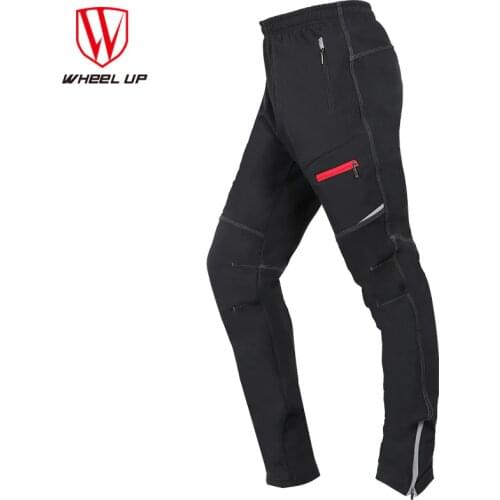 MTB Pants Fleece Keep Warm Winter Cycling Pants Men Windproof Downhill Pants MTB Trousers Riding Waterproof Quick Dry