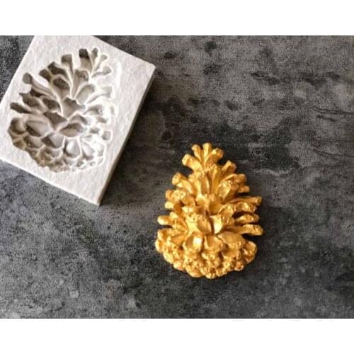 New Christmas silicone mould sugar cake pine nut baking chocolate mold b078