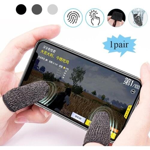 Finger Cots Phone Gaming Triggers Mobile Triggers Gatillos for PUBG Iphone Finger Sleeve Apple Iphone Cotton Fiber