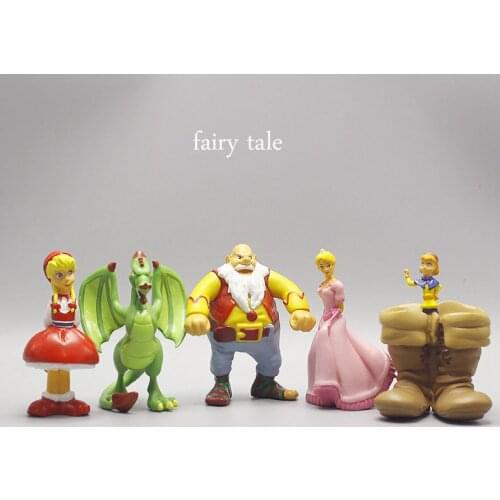 Pvc figure toy model fairy tale 5pcs/set