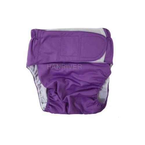 Adult Diapers Waterproof Washable Reusable Adults Elderly Cloth Diapers Adjustable Pocket Nappies for Bedridden Incontinence