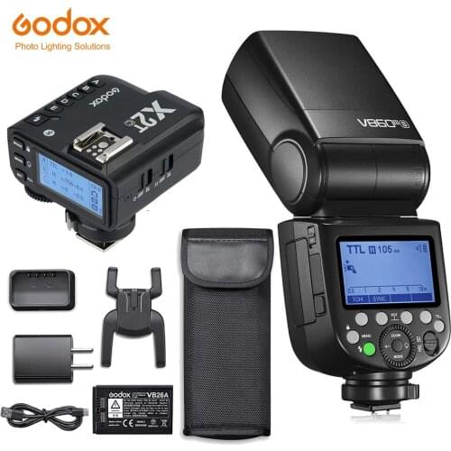 Godox V860III Speedlight 2.4G HSS TTL Camera Flash 2600mAh Li-ion Battery 0.01-1.5s Recycle Time 10 Levels LED Modeling Lamp