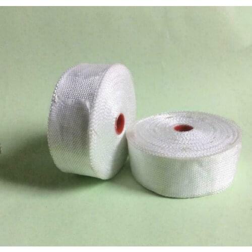 2 Rolls 20mm Plain Weave Fiberglass Cloth Tape E-Glass wide Fiber
